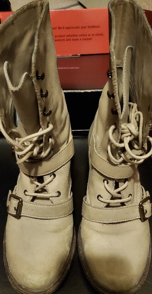 Trouva combat boot. Genuine leather.